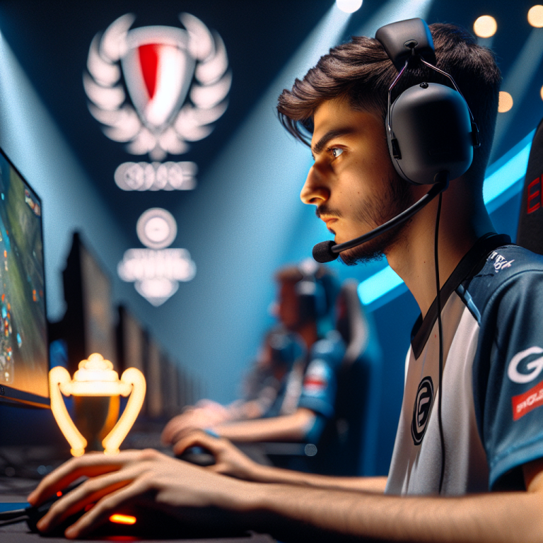 Woxic focused on stage, trophy nearby, final details and resilience emphasized.